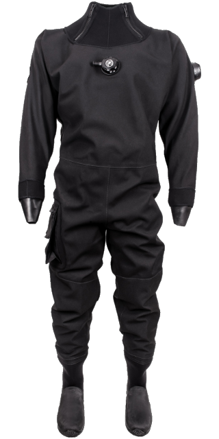 Hauberk drysuits Chiton back-entry drysuit