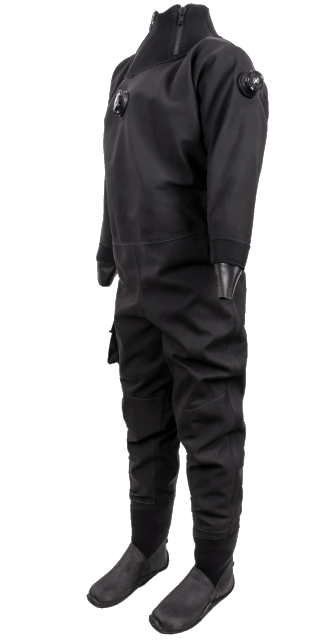 Hauberk drysuits Chiton back-entry drysuit