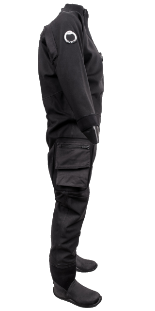 Hauberk drysuits Chiton back-entry drysuit